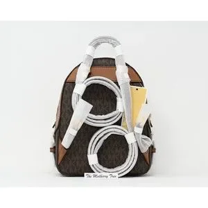 MICHAEL KORS JAYCEE XS Mini Convertible Brown Logo Canvas Backpack NWT $398 Michael Kors | Bags | Michael Kors Jaycee Xs Mini  main image 3
